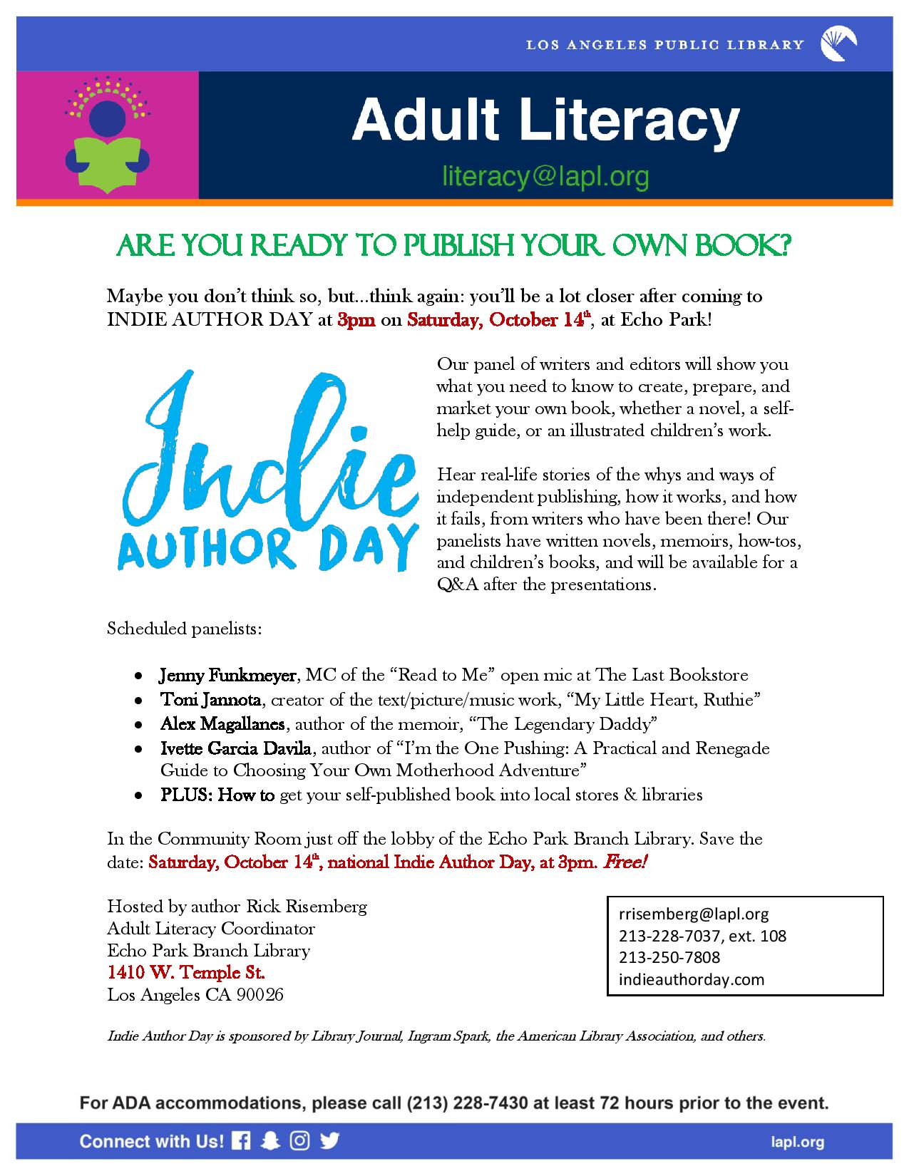 Indie Author Day