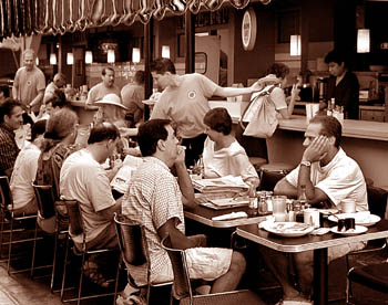 Kokomo's, Farmers Market (people eating)